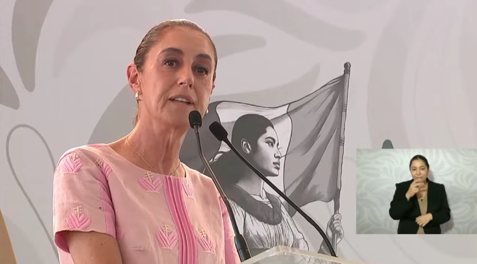 Claudia Sheinbaum en su visita a Culiacán 2026