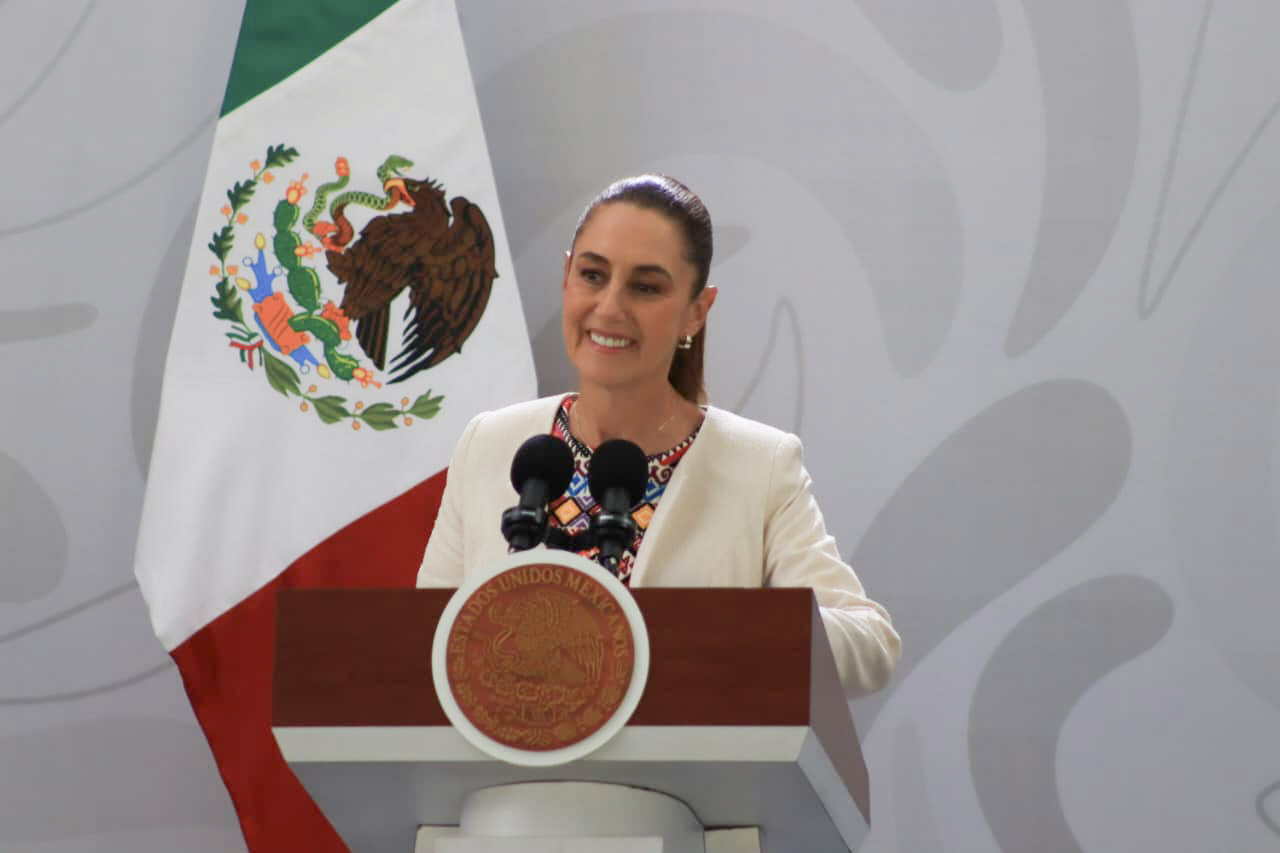 Presidenta Claudia Sheinbaum en conferencia
