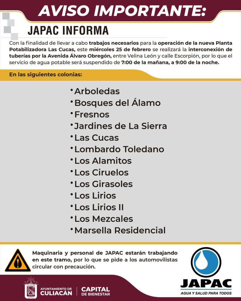 Informe emitido por JAPAC