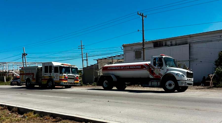 Conato de incendio en bodega de Los Mochis
