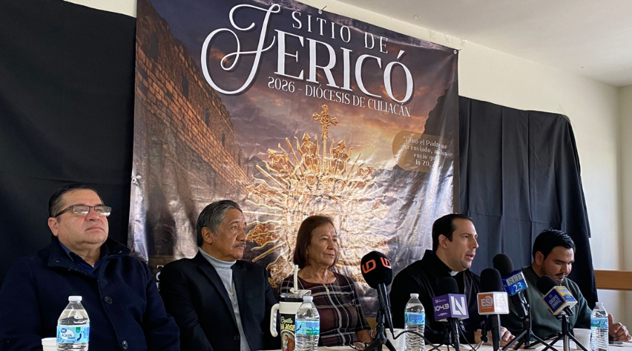 Conferencia de prensa de Sitio de Jericó en Los Mochis