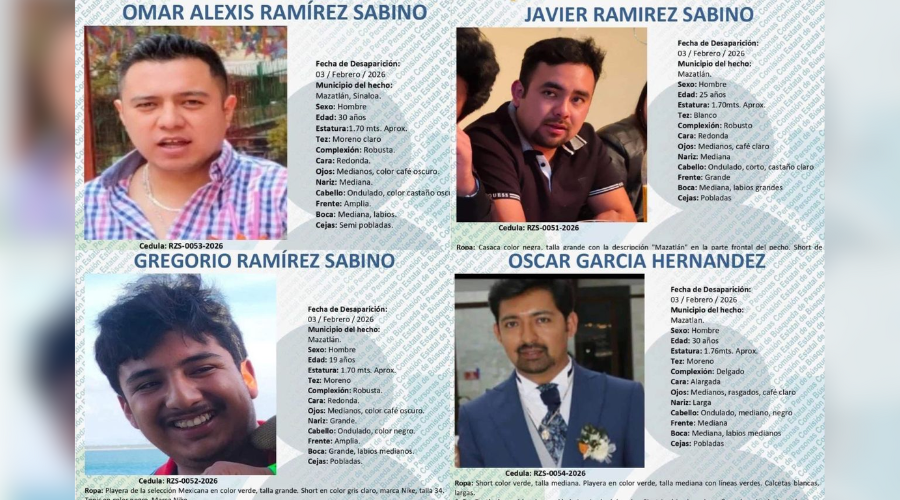 Fichas de busqueda de desaparecidos