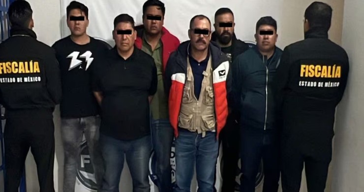Detienen en Edomex a 6 sujetos que simulaban ser agentes de la Fiscalía