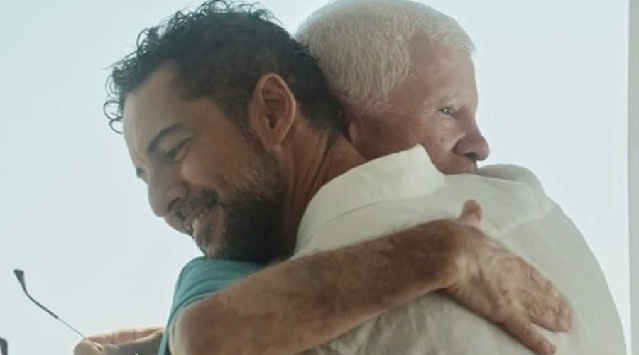 David Bisbal junto a su papá.