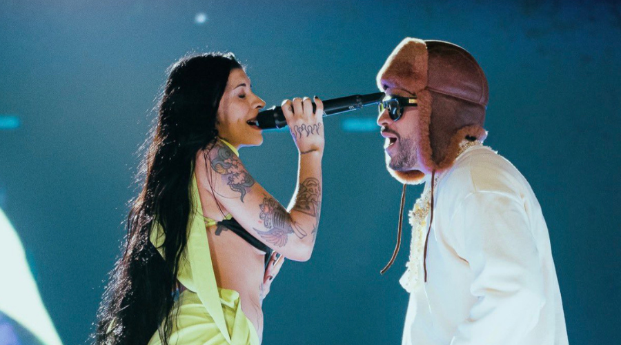 Bad Bunny y Cazzu.