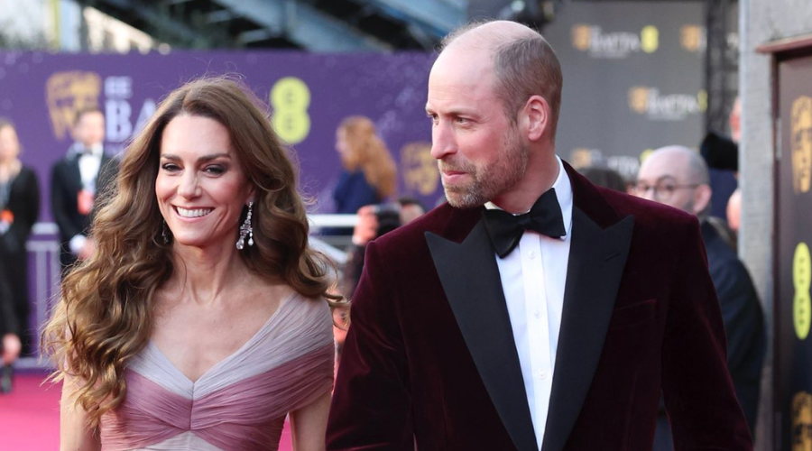Kate Middleton y príncipe William en los premios BAFTA 2026.