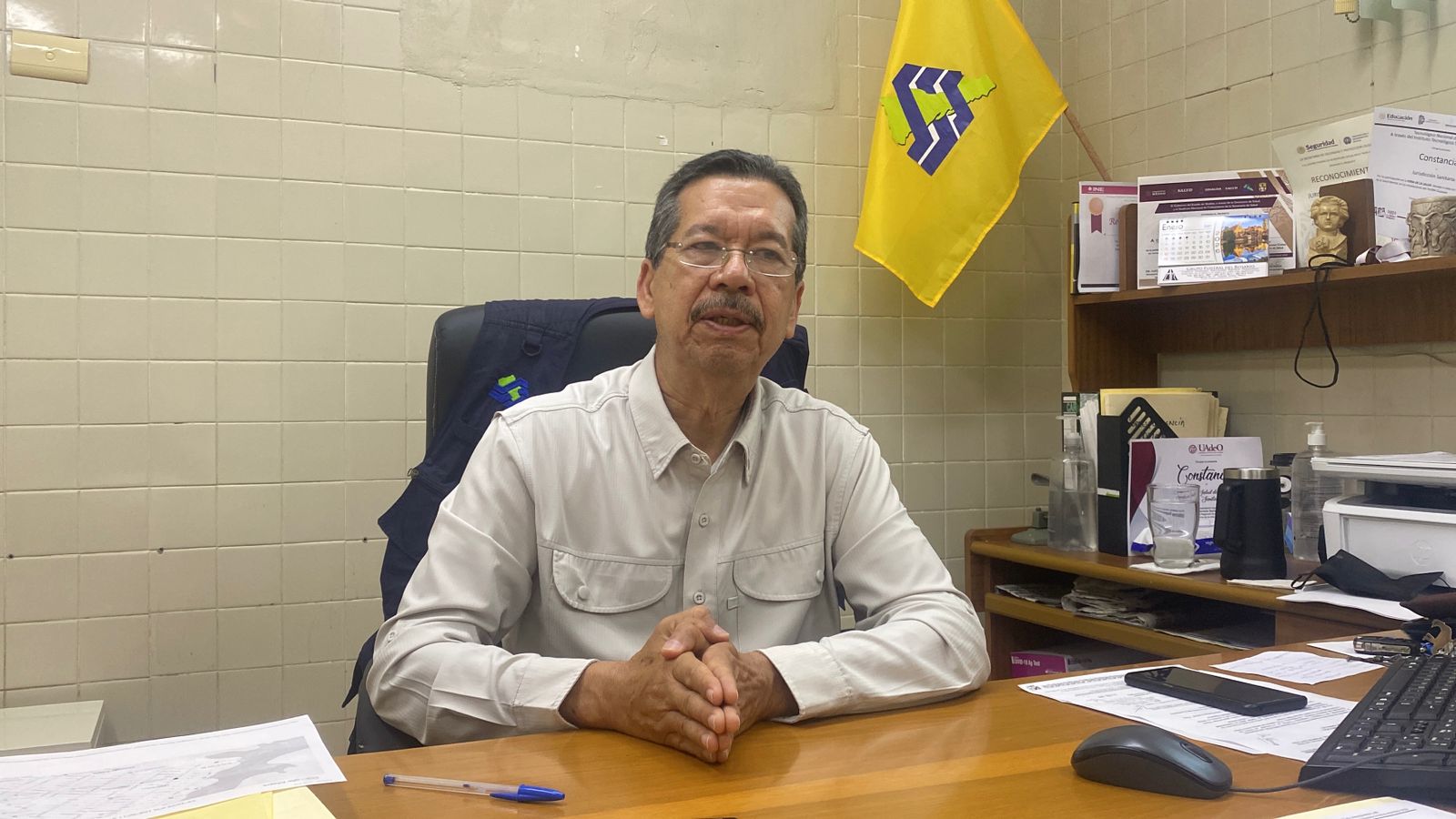 Everardo Cárdenas, jefe de la Jurisdicción Sanitaria 02.