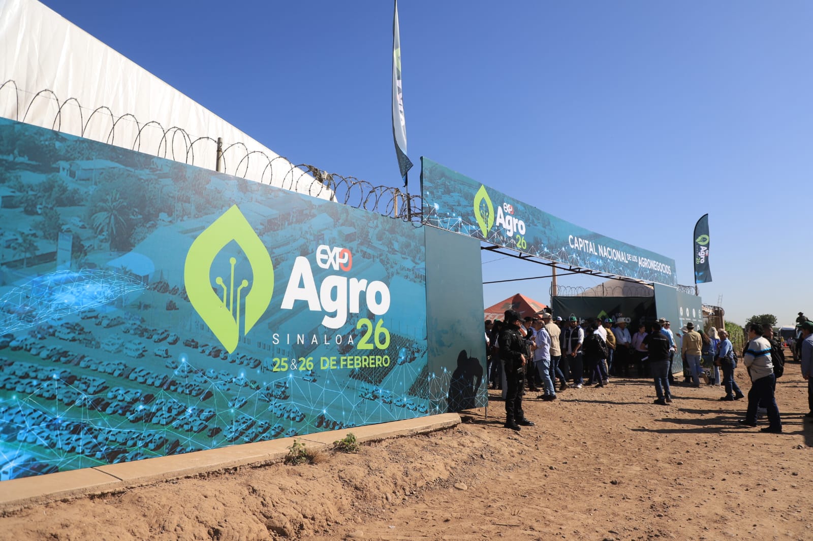 Entrada a la Expo Agro Sinaloa 2026