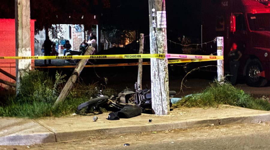 Fallece motociclista tras accidente en Ahome-2