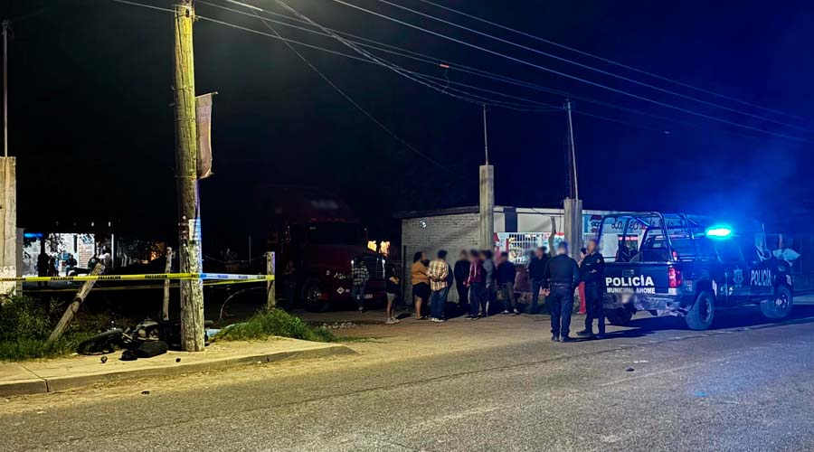 Fallece motociclista tras accidente en Ahome-3