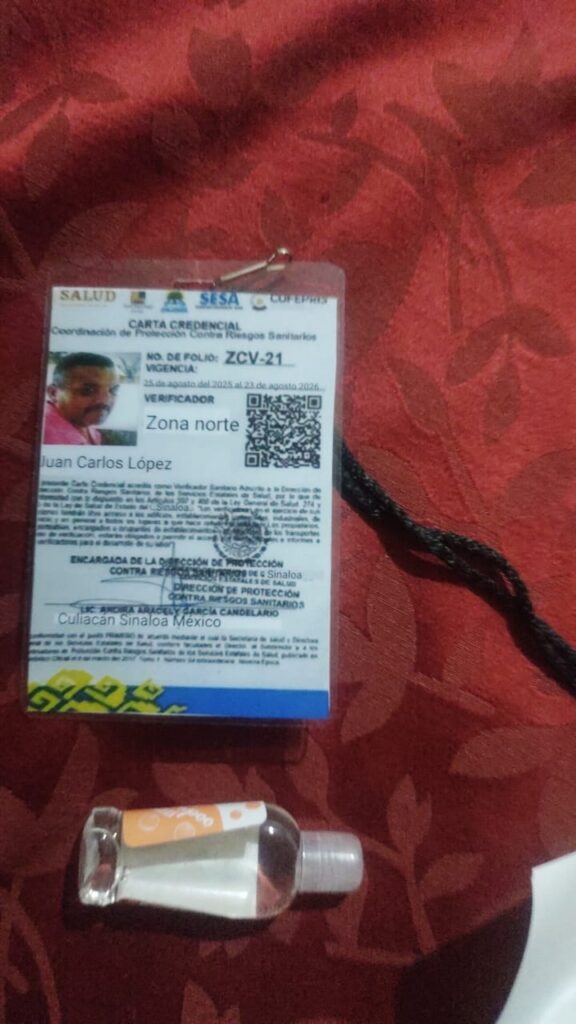 Falso verificador de Coepriss.