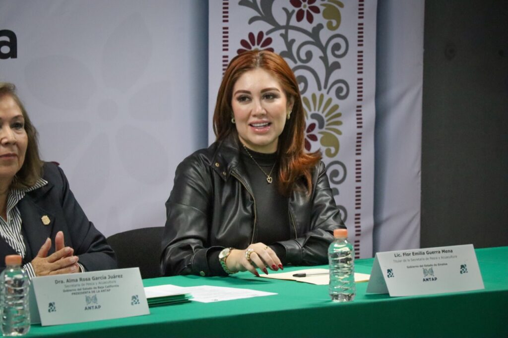 Flor Emilia Guerra Mena, secretaria de Pesca y Acuacultura en Sinaloa