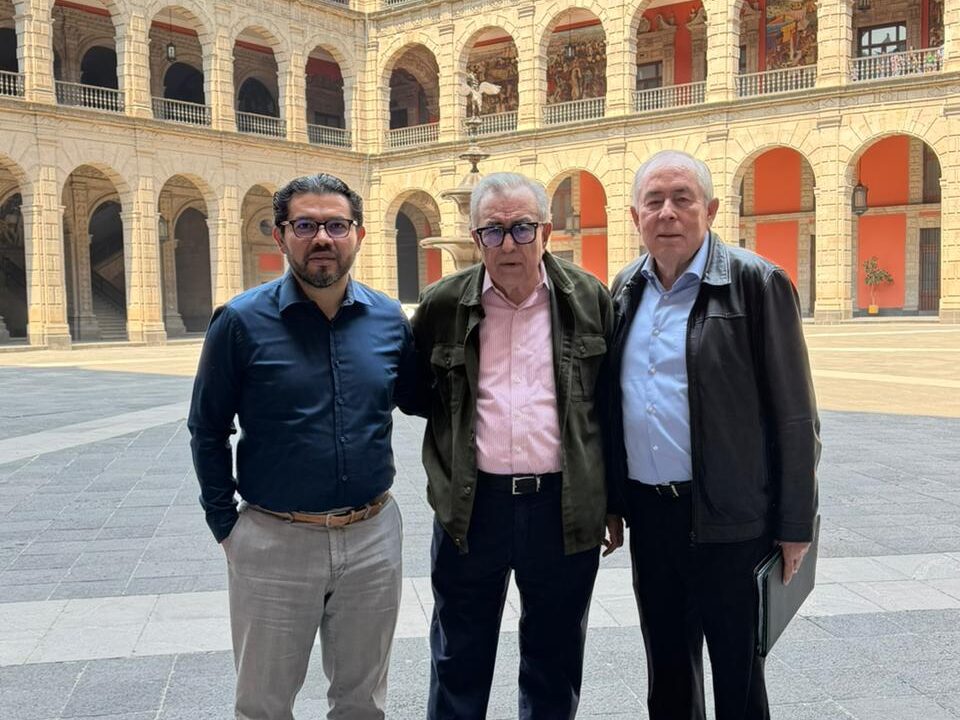 Gobernador de Sinaloa, Rubén Rocha Moya en Palacio Nacional