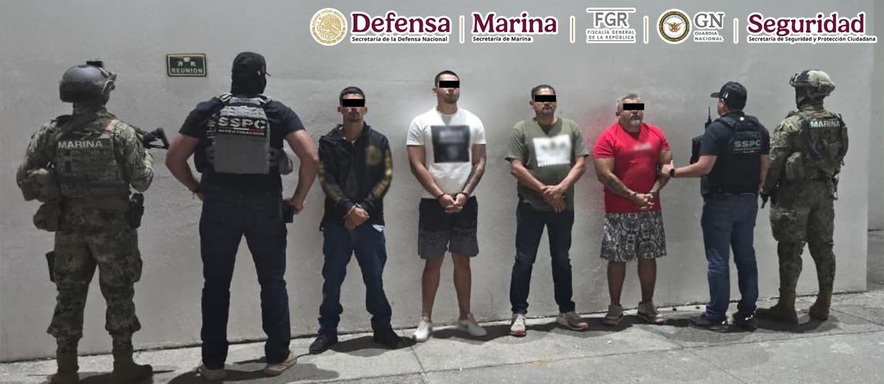 Recaptura a 4 reos fugados del penal de Puerto Vallarta