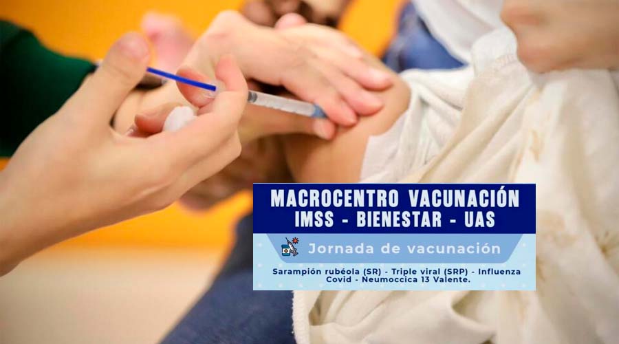 Jornada de vacunación Imss y UAS Los Mochis