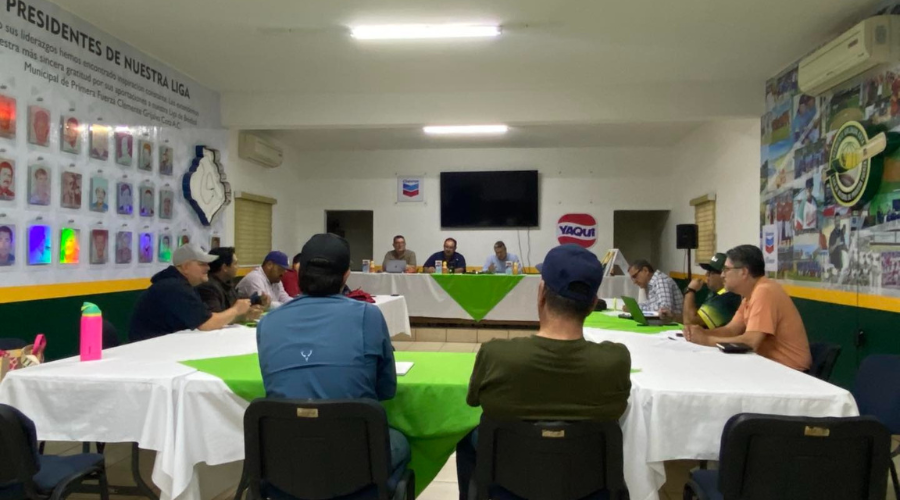 Reunión de la Liga de Beisbol Clemente Grijalva