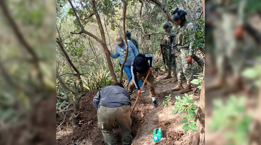 Localizan fosa con restos óseos en Mazatlán