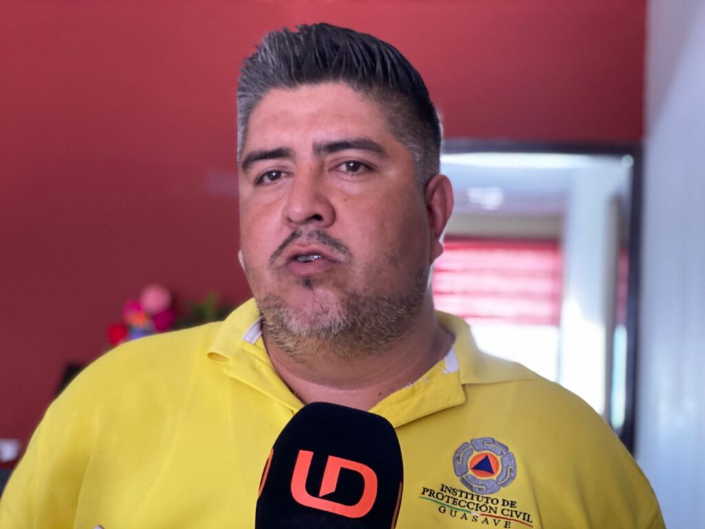 Macario Gaxiola Castro, director de Protección Civil en Guasave
