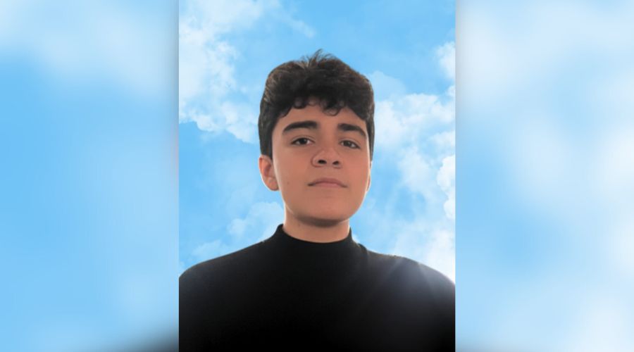 Diseño de imagen deuna persona con un fondo de cielo