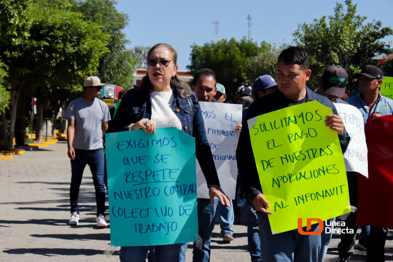 Sindicalizados de Japaf marchan tras seguir sin acuerdo