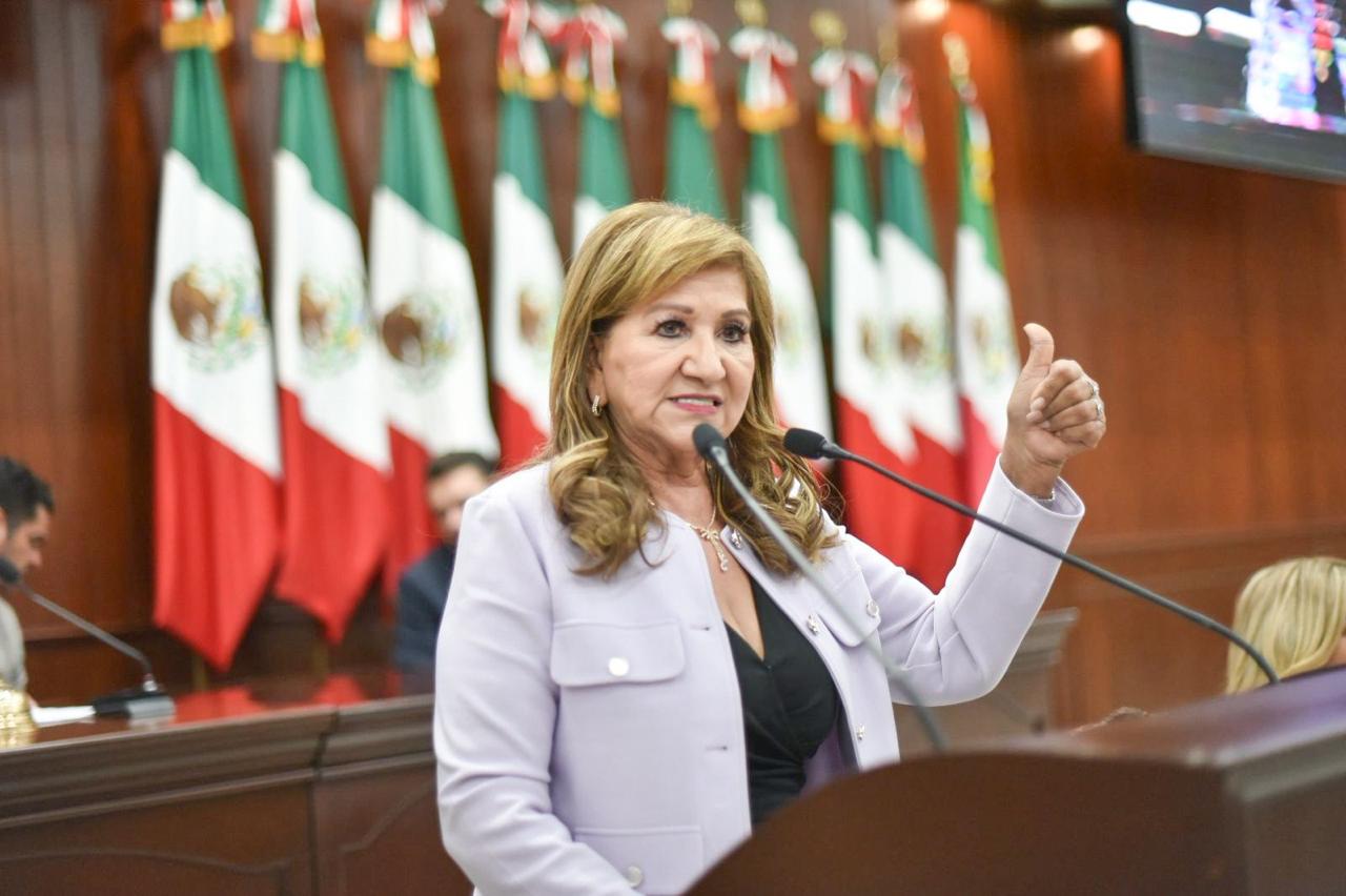 María Teresa Guerra Ochoa, diputada presidenta de la Junta de Coordinación Política (Jucopo) del Congreso de Sinaloa.