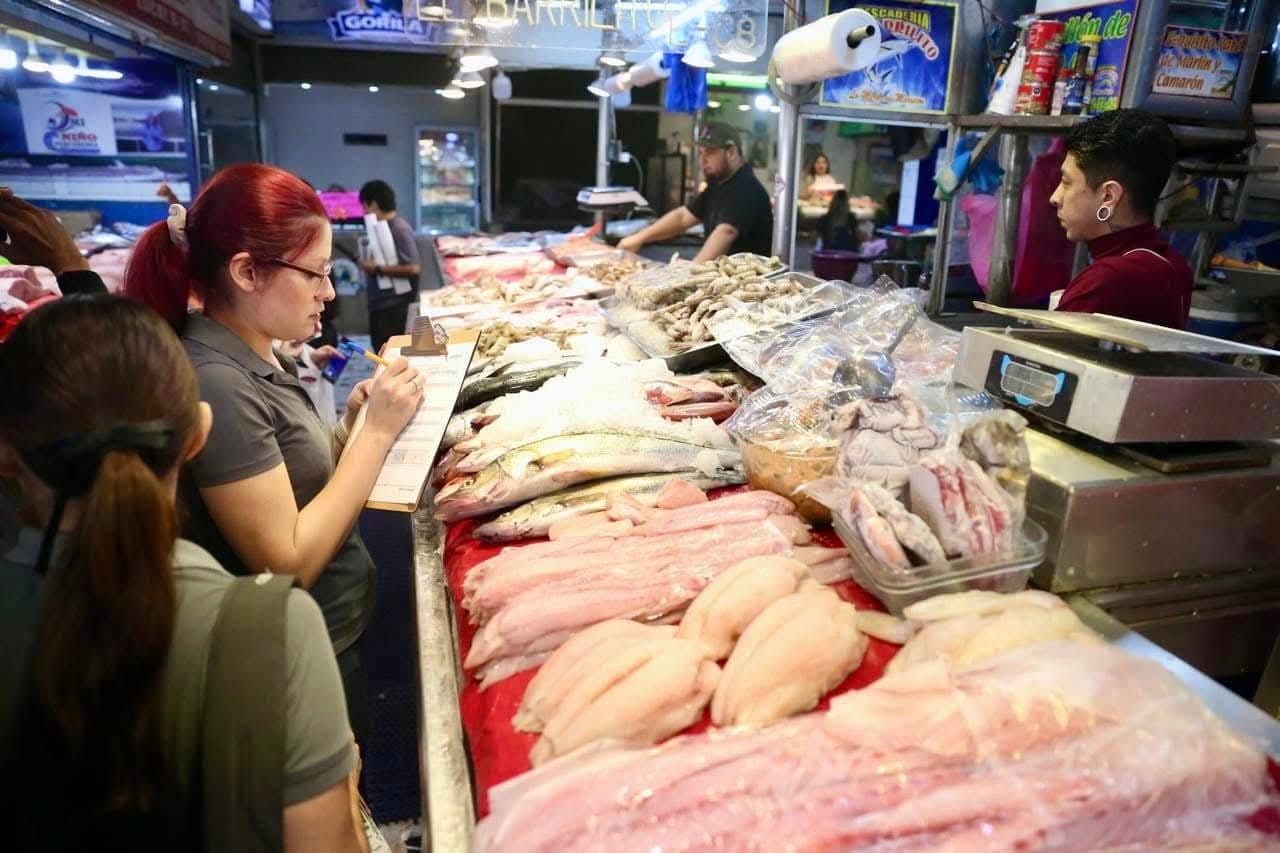 Puesto de mariscos