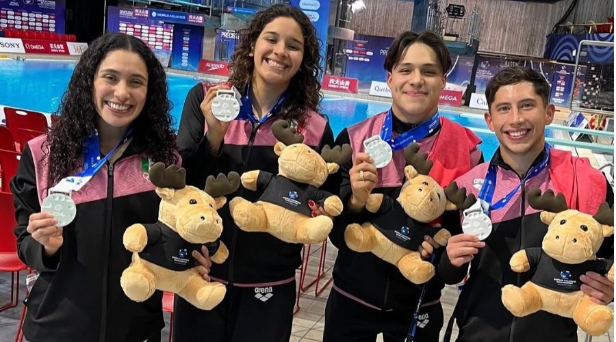 Medallistas en el Mundial de Clavados 2026