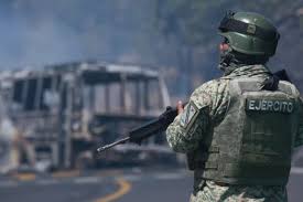 Militares en operativo vs El Mencho