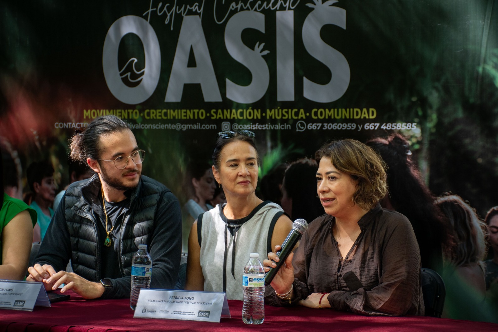 Conferencia de prensa sobre Oasis Festival Consciente 2026