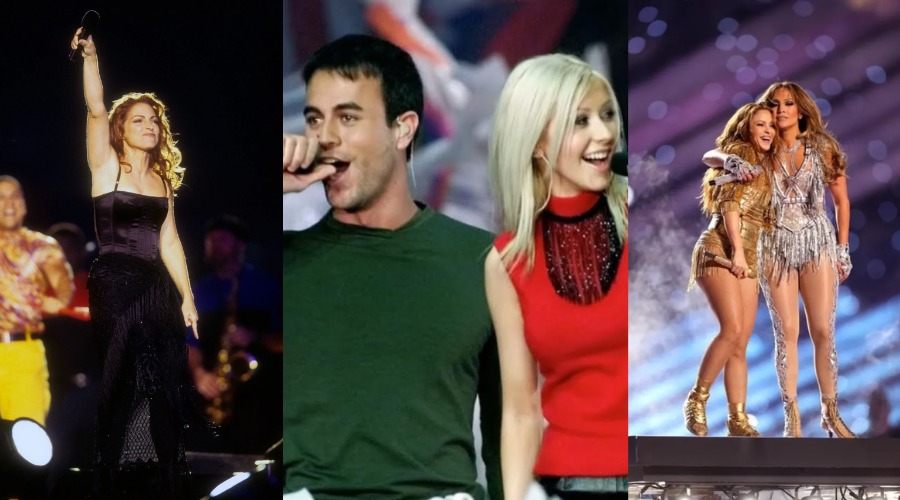 Artistas latinos que se han presentado en el medio tiempo del Super Bowl.