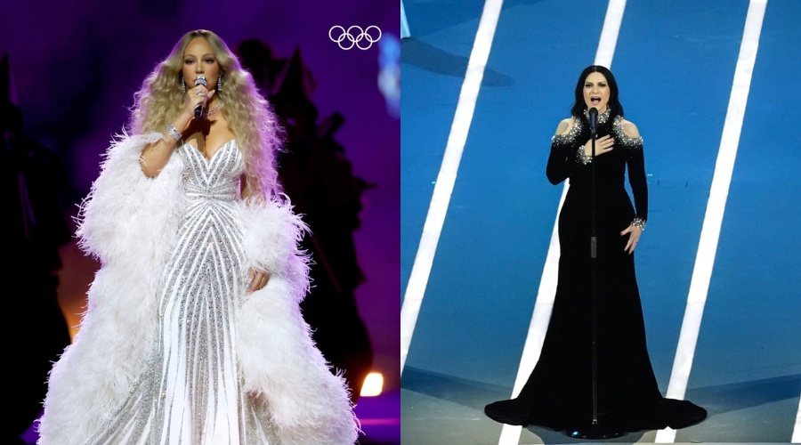 Mariah Carey y Laura Pausini.