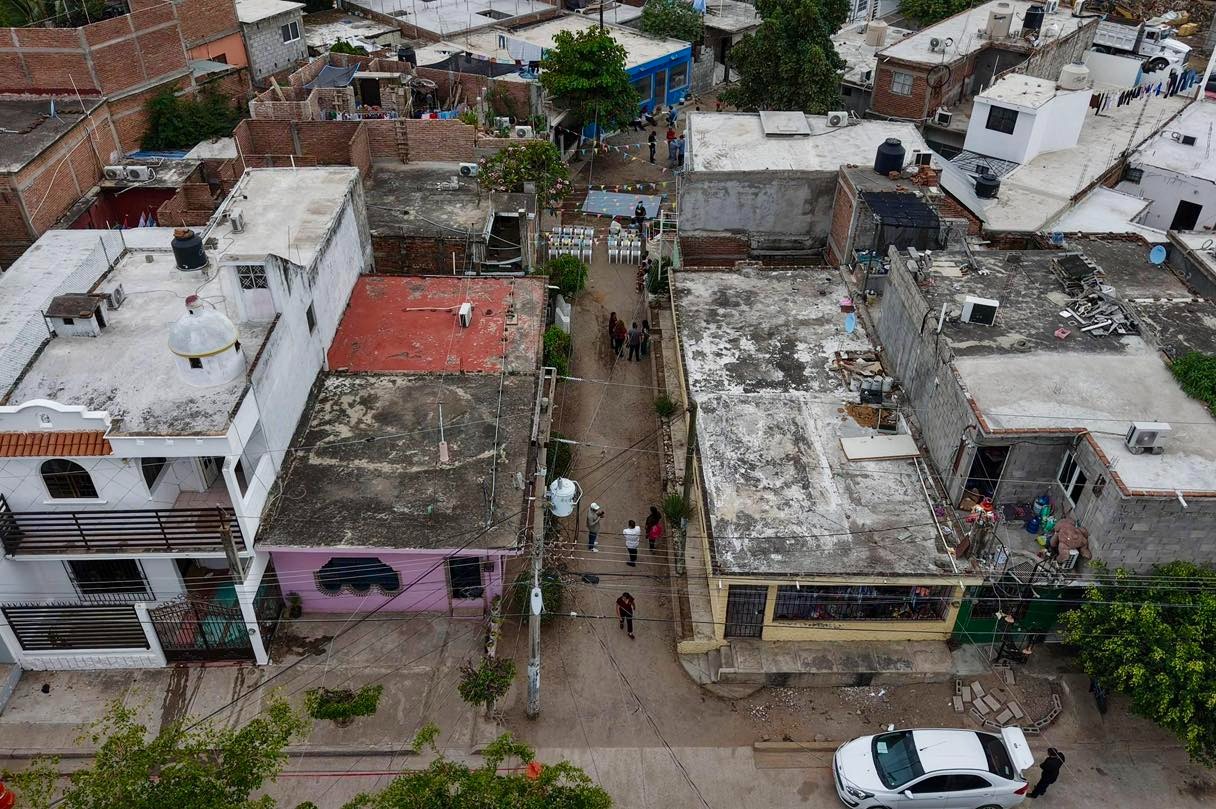 Pavimentación en calle Lico Velarde, Mazatlán