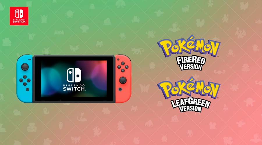 Pokémon Rojo Fuego y Verde Hoja para la Nintendo Switch