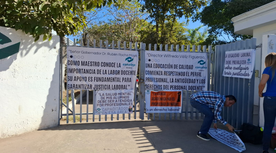 Protesta Conalep Mazatlán 1