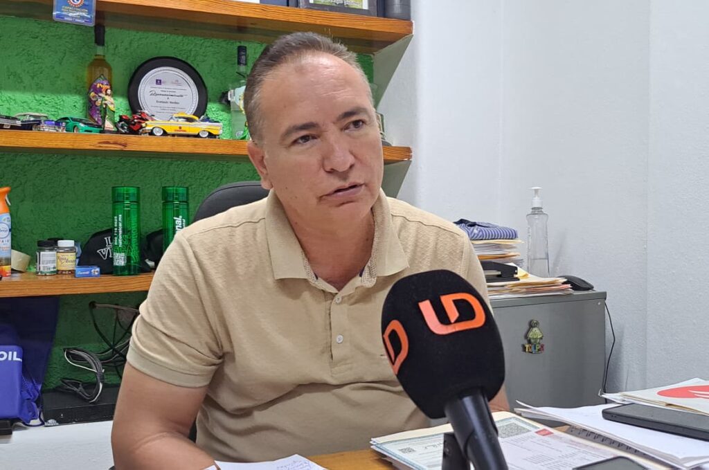 Ramón Guevara Figueroa, secretario general de los Ecotaxis Verdes.