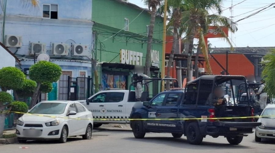 Unidad de la Guardia Nacional con la Policía Investigadora