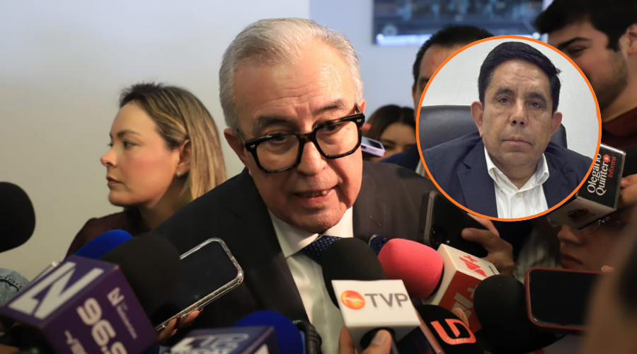 En grande Rocha Moya y en circulo Efraín Gastélum Padilla