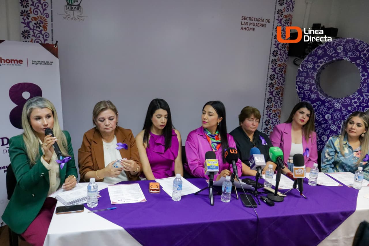 Secretaría de Mujeres presenta calendario para el 8M