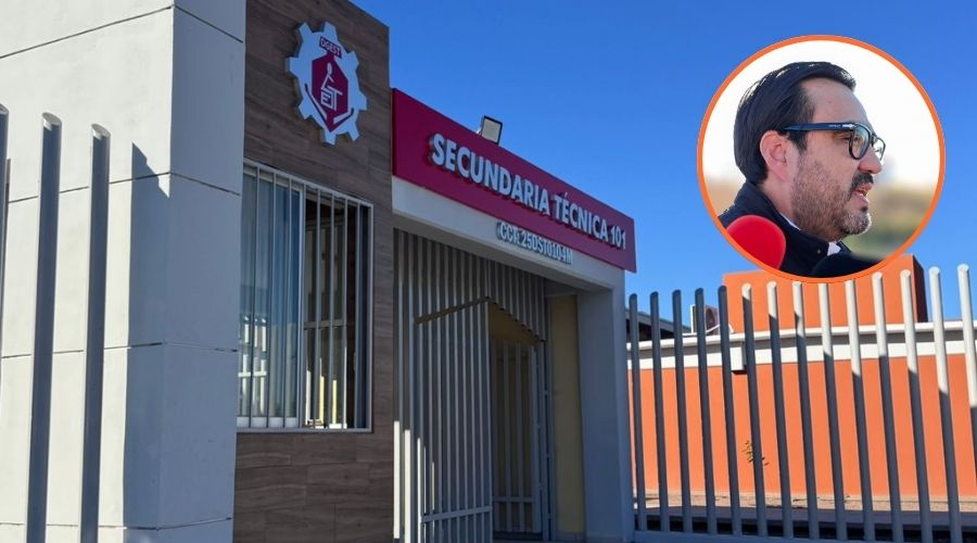 Secundaria técnica en Valle Alto junto a el presidente municipal de Culiacán