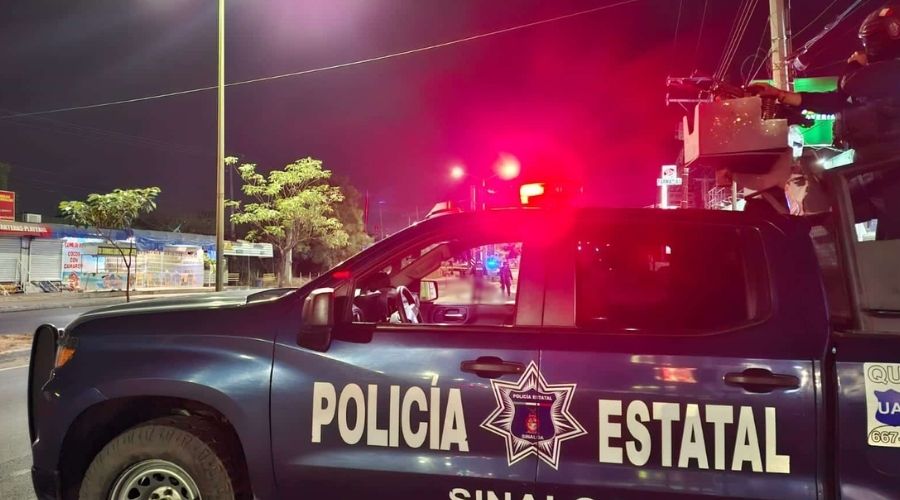 Patrulla de la PEP Sinaloa en Culiacán