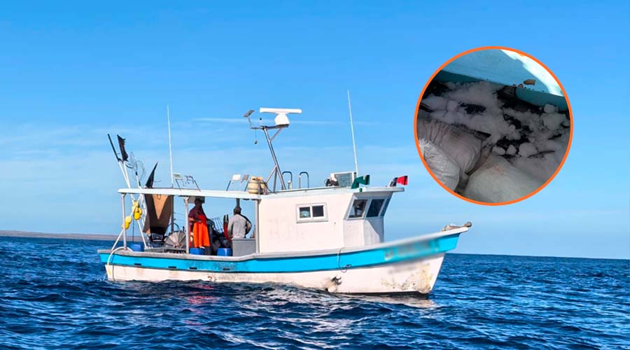 Semar asegura embarcación pesquera en reserva protegida de Islas Marías