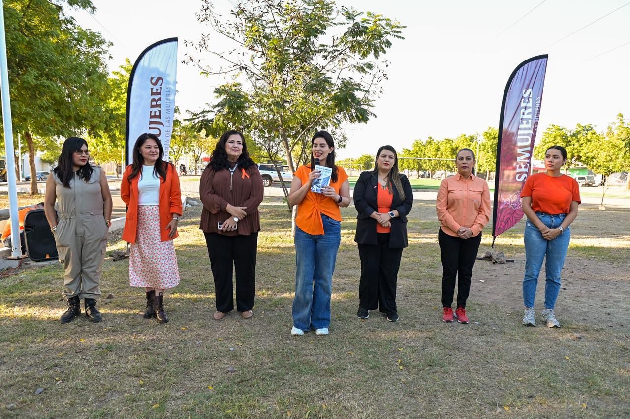 Semujeres Sinaloa realiza jornada de servicios en el “Sendero de la paz”