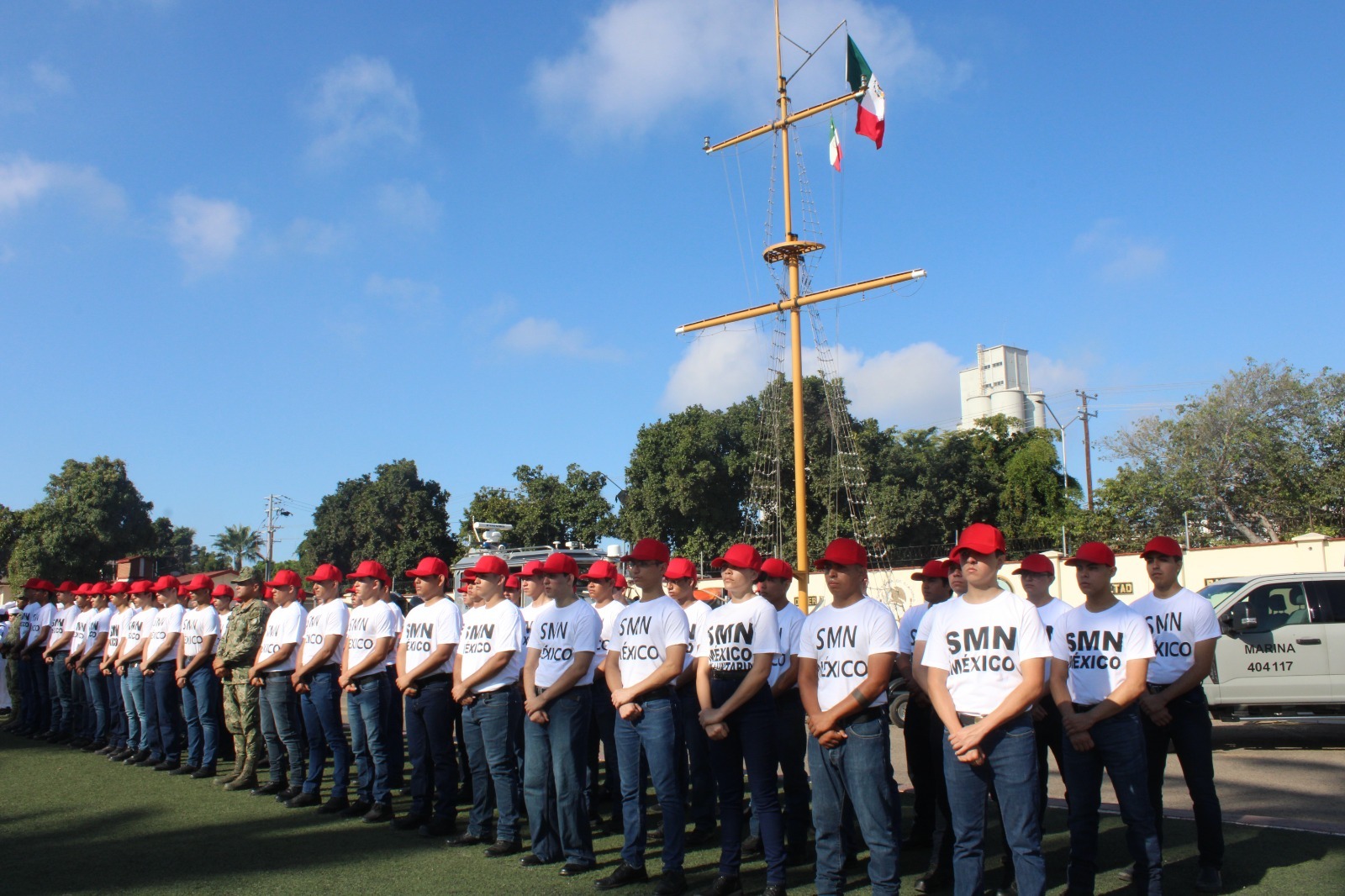 Bienvenida e inducción al Servicio Militar Nacional en Mazatlán.