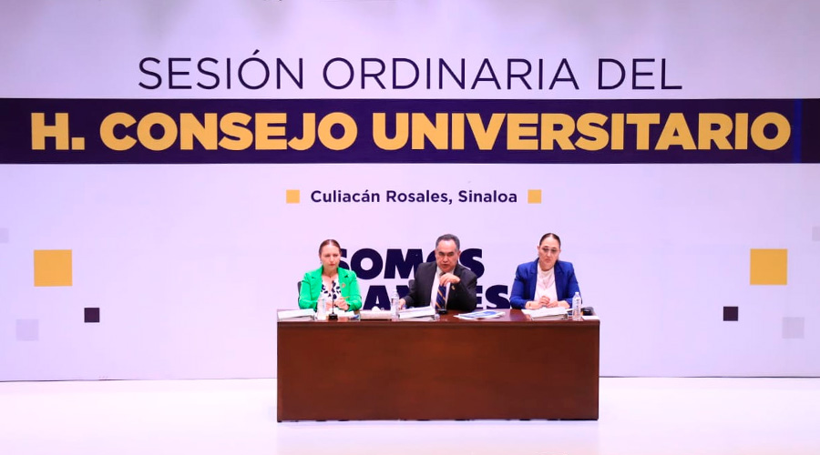 Sesión ordinaria del H Consejo Universitario de la UAS
