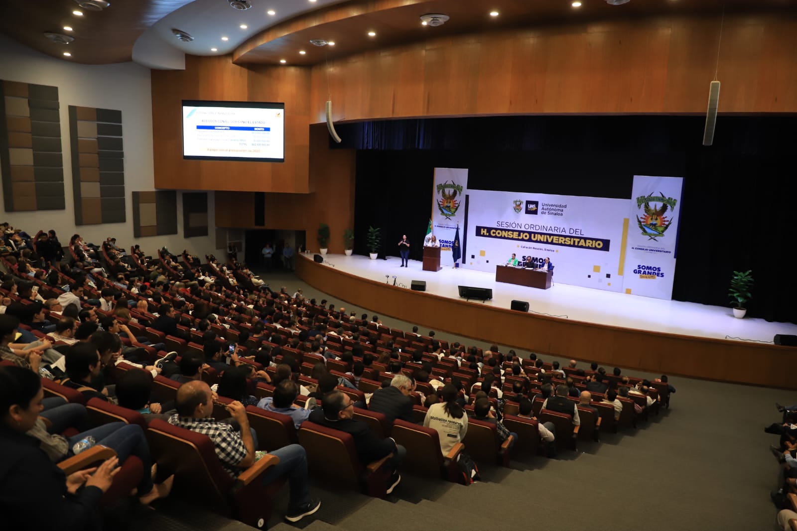 Sesión ordinaria del H Consejo Universitario de la UAS