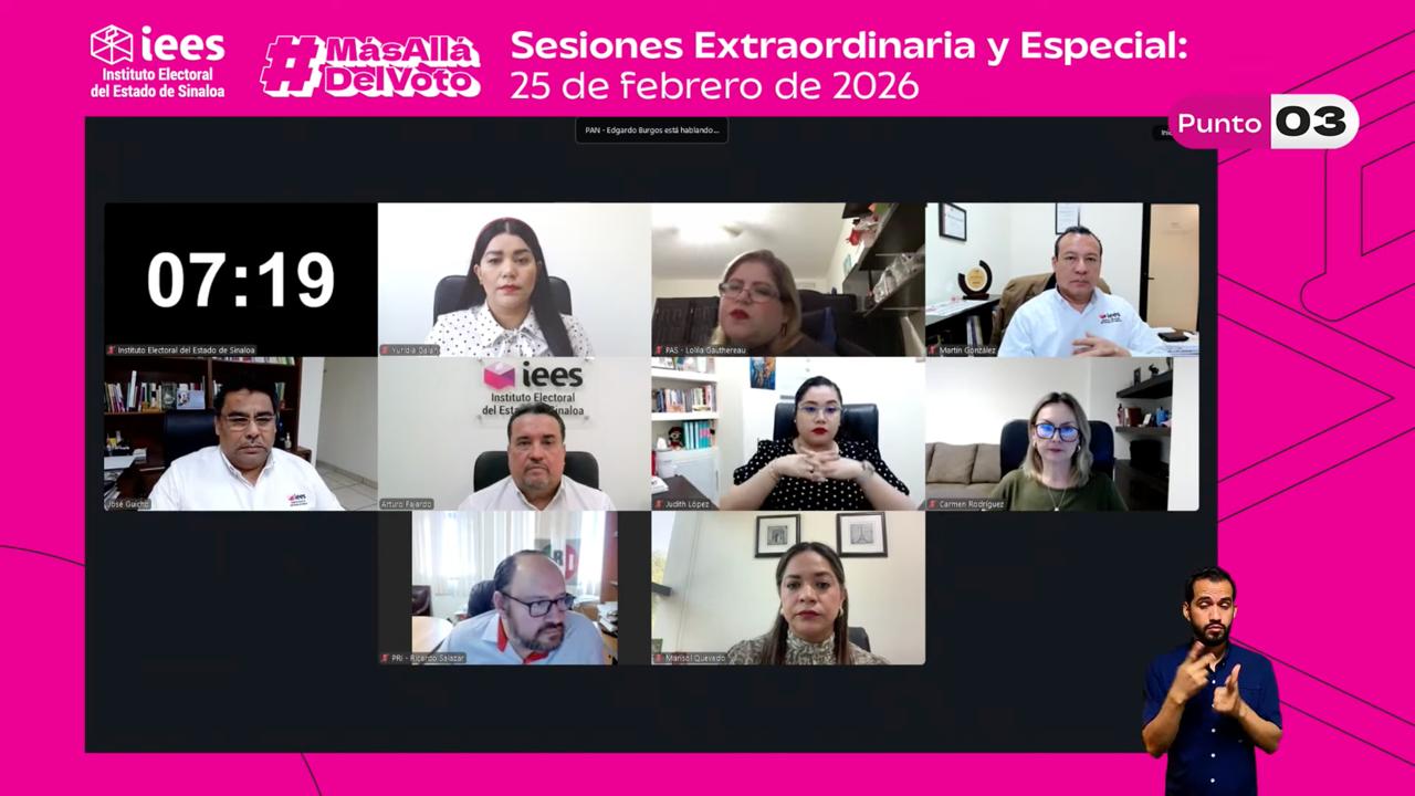 Sesión del IEES 25 de febrero de 2026