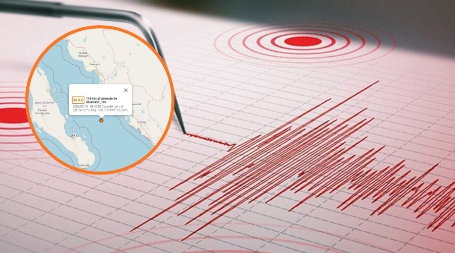 Registro en una hoja y en un círculo un mapa de México indicando un punto cerca de sinaloa