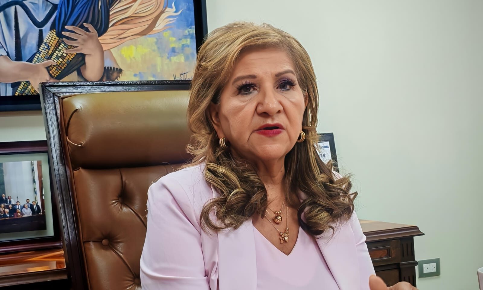 María Teresa Guerra Ochoa, presidenta de la Junta de Coordinación Política (Jucopo) del Poder Legislativo.