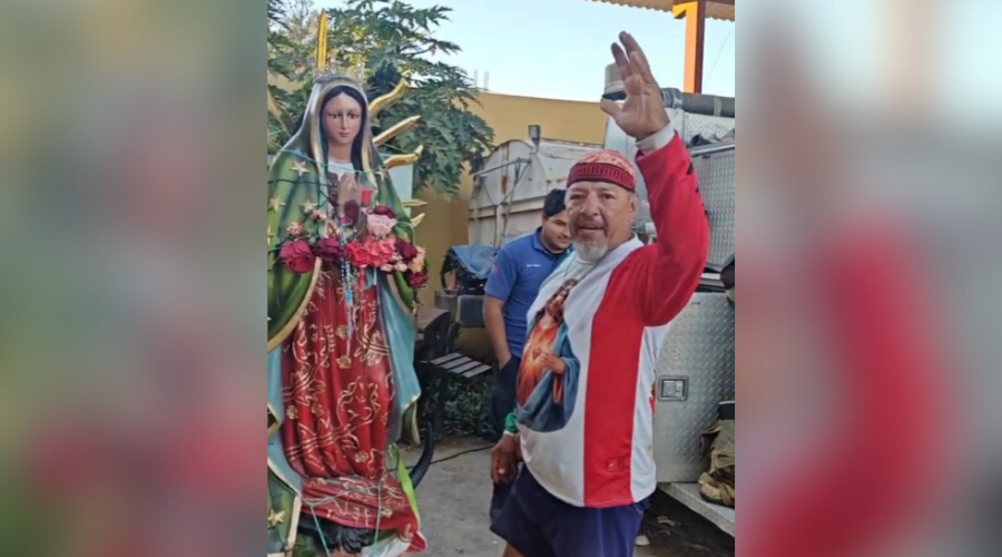 Tombalam, peregrino de la Virgen de Guadalupe
