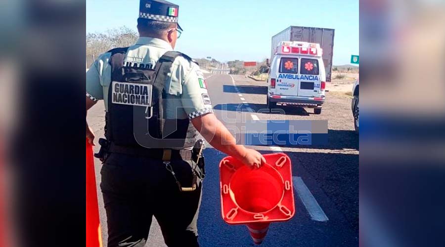 Trabajador de llantera es atropellado en autopista Mazatlán - Culiacán